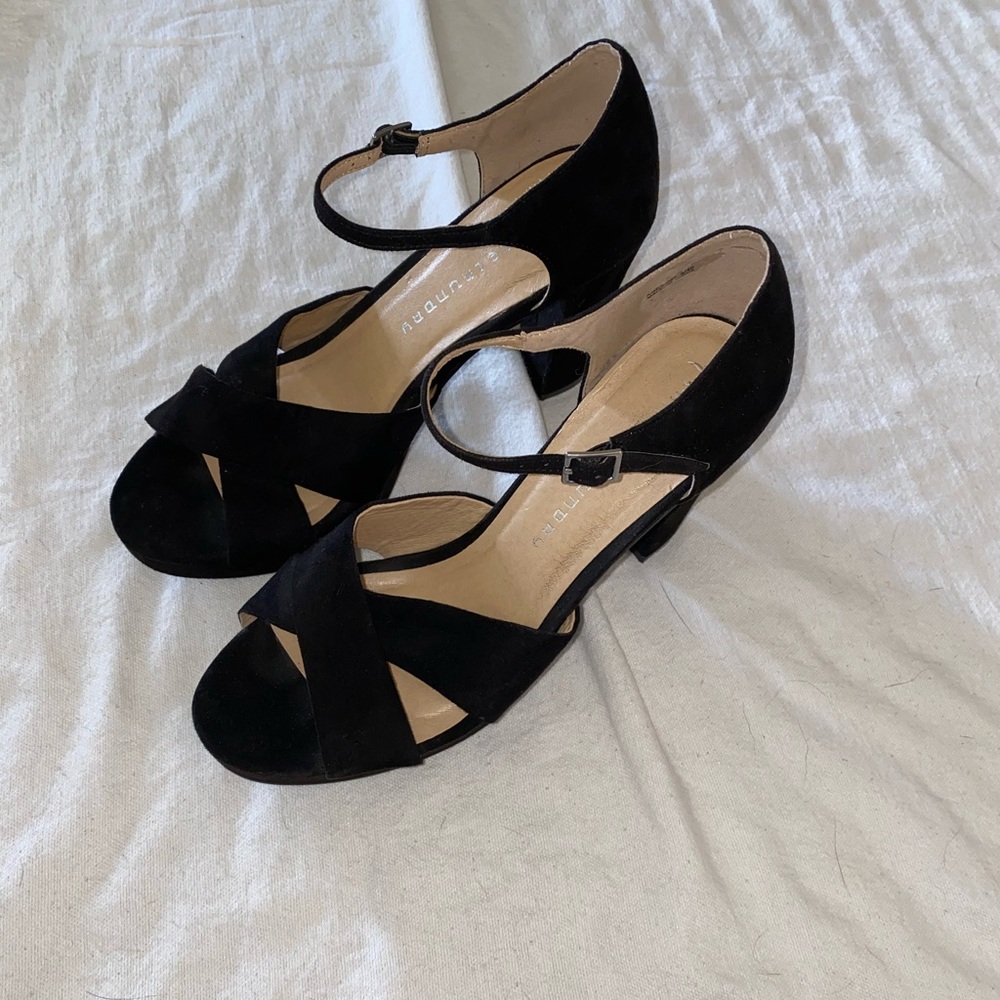 Black high heels